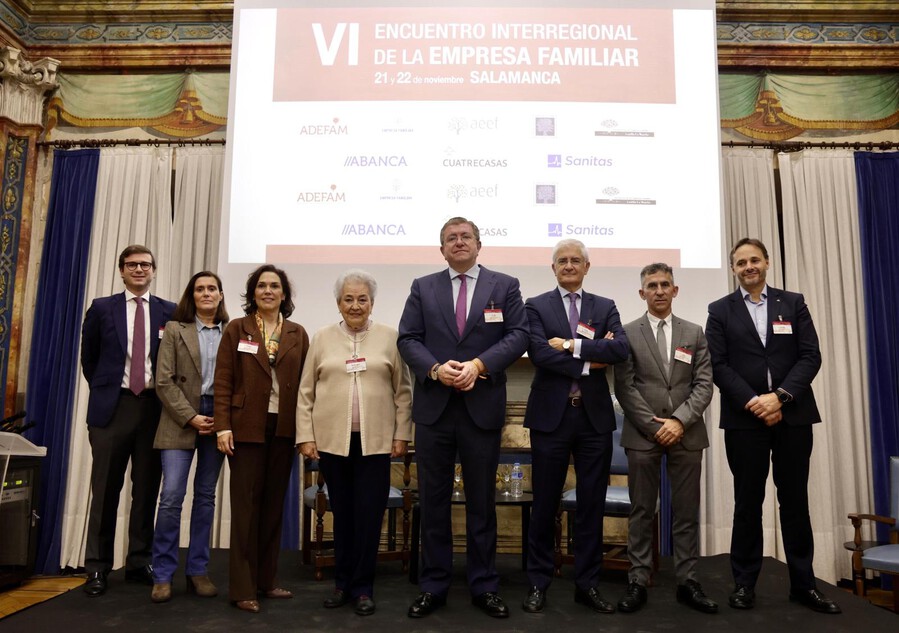 Más de 120 empresarios de Madrid, Extremadura, Andalucía, Castilla La Mancha y Castilla y León se dan cita en Salamanca en el VI Encuentro Interregional de la Empresa Familiar